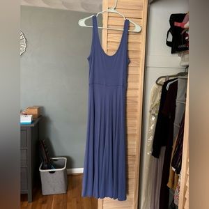 Marine Layer Lexi Ribbed fit and flare midi dress